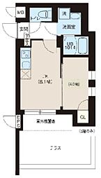 REONE宮崎台 1DKの間取図画像