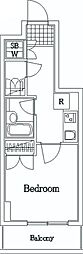 ルーブル野方弐番館 1Kの間取図画像