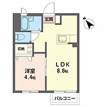 北上ステーション・アベニュー　Ｅ 106 ｜ 岩手県北上市川岸１丁目1-39（賃貸アパート1LDK・1階・30.00㎡） その2