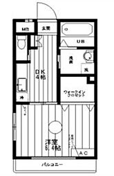 ComodoVita 1DKの間取図画像