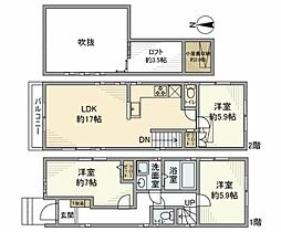 久が原4丁目戸建 3LDKの間取り