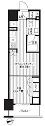 RESIDIA新御徒町 1DKの間取図画像