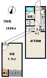 リックメゾン 1SKの間取図画像