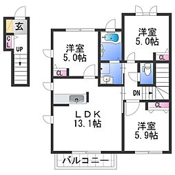 間取図画像 3LDK