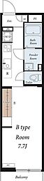 リブリ-FERIO4 1Kの間取図画像