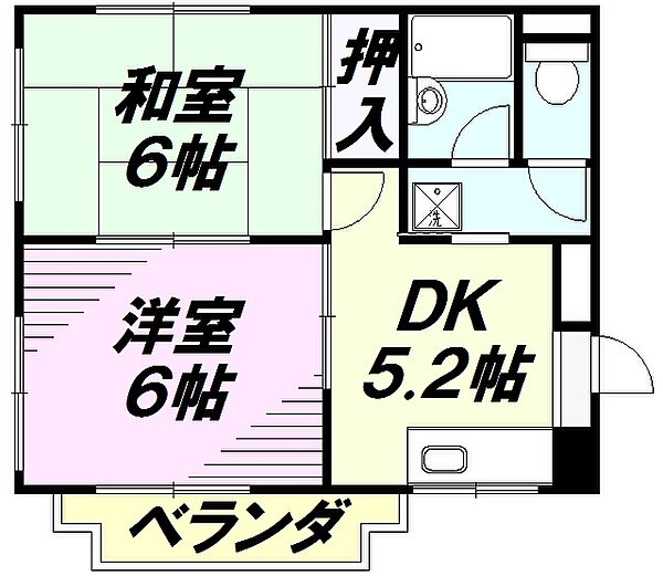東京都八王子市八日町(賃貸マンション2DK・4階・39.73㎡)の写真 その2
