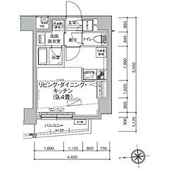 物件の間取り