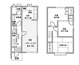 軽井沢パークヒルズ 1階3LDKの間取り