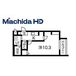 神戸市西神・山手線 妙法寺駅 徒歩7分の賃貸アパート 2階1Kの間取り