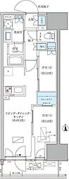 パークアクシス品川天王洲アイル 2LDKの間取図画像