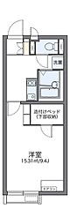 レオネクストセントラルヒルズ6 1Kの間取図画像