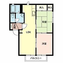 コートリブエールＡ，Ｂ A202 ｜ 京都府福知山市駅南町１丁目100（賃貸アパート2LDK・2階・50.00㎡） その2