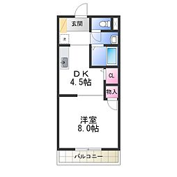 間取図画像 1DK