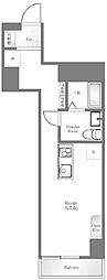 ペガサスステーションプラザ蒲田 ワンルームの間取図画像