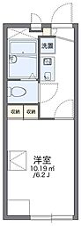 レオパレスＲｅｆｉｎａｄａ 2階1Kの間取り