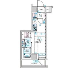GENOVIA 南鳩ヶ谷 1Kの間取図画像