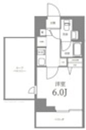 Log武蔵小杉 9階1Kの間取り