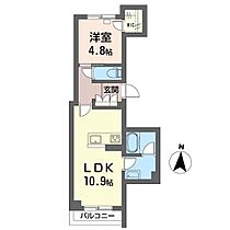 ケインズ中野坂上 00202 ｜ 東京都中野区中央１丁目26-9、-10,-25、-37（賃貸マンション1LDK・2階・40.57㎡） その2