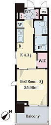 SETTLECOURT文京千石 1Kの間取図画像