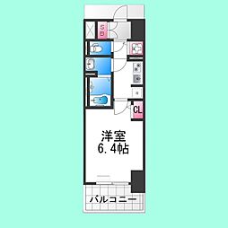 S-RESIDENCE堺湊駅前azure 1Kの間取図画像