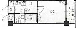 エステートモア大橋 1Kの間取図画像