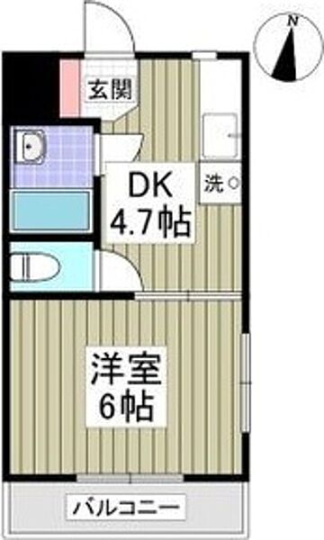 リブレス青梅 ｜東京都青梅市千ヶ瀬町１丁目(賃貸マンション1DK・2階・22.46㎡)の写真 その2