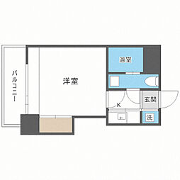 エステート・モア高宮通り 1Kの間取図画像