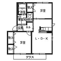 メゾン・ド・クレール 0102 ｜ 京都府京都市山科区川田中畑町28-8（賃貸アパート2LDK・1階・51.75㎡） その2