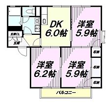 東京都八王子市叶谷町1075-1（賃貸アパート3DK・2階・53.01㎡） その2