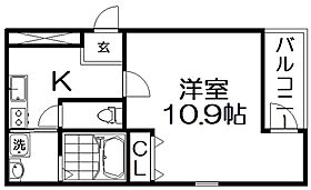 シャルム　ド　グレイス 206 ｜ 大阪府枚方市長尾元町２丁目25-13（賃貸アパート1K・2階・35.32㎡） その2