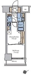エスティメゾン大森 1DKの間取図画像