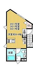 アンソレイエ平和台 2階