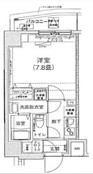 アイルグランデ押上イースト 1Kの間取図画像
