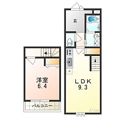 フジパレススリーハーブズ中百舌鳥町一丁 1LDKの間取図画像