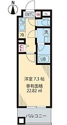 石伊ビル 弐 3階1Kの間取り