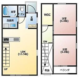 Canal 2LDKの間取図画像