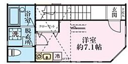 スカイレジデンス向島 2階ワンルームの間取り