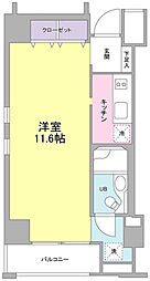 KDXレジデンス日本橋人形町 1Kの間取図画像