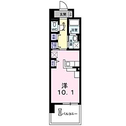 サニーキャンプ・今池 ワンルームの間取図画像