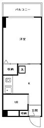 メゾンブランシュ 1Kの間取図画像