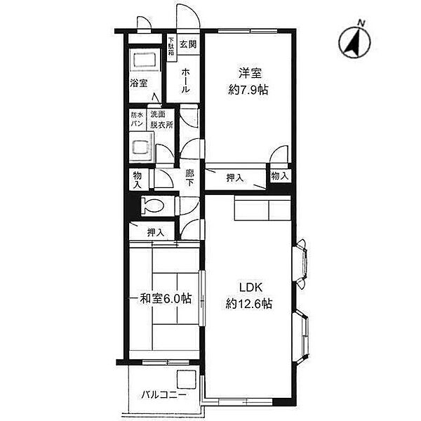 メゾン・ドゥ・クロッシュ 401｜神奈川県横浜市青葉区桂台１丁目(賃貸マンション2LDK・4階・67.96㎡)の写真 その2