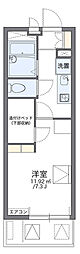 レオパレスイーストヒルズ 1Kの間取図画像