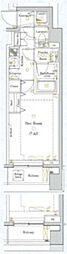 DIPS日暮里2 1Kの間取図画像