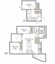 LiveFlat西荻窪 1階3LDKの間取り