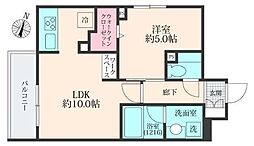Maison Housedressing 4階1LDKの間取り