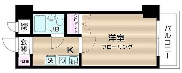 日神パレステージ豊田 ｜東京都日野市旭が丘３丁目(賃貸マンション1K・2階・16.64㎡)の写真 その2