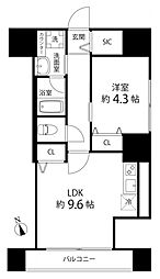 T'sgarden東陽町 1LDKの間取図画像