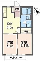 フォレストあさか 102 ｜ 福島県郡山市安積２丁目54-1（賃貸アパート2DK・1階・40.00㎡） その2