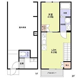 ベースセグレタ 1LDKの間取図画像