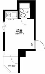 DIK麹町ビル 7階ワンルームの間取り